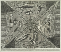 KG 00239
<br/>
Plafond Stanza van Heliodorus met Noach, Mozes, Abraham, Isaäc en Jozef
<br/>
<em>Aquila, Francesco Faraone (ca. 1676-1740)</em>